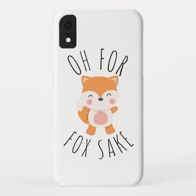 Funda De Case-Mate Para iPhone Oh por Fox Sake (Reverso)
