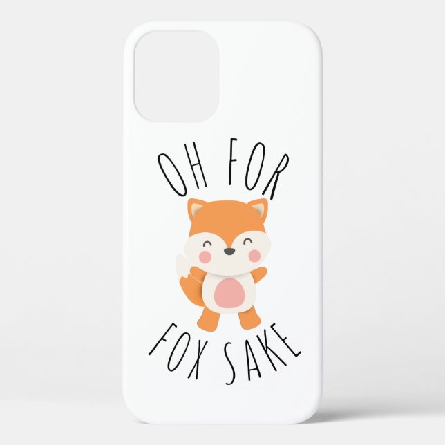 Funda De Case-Mate Para iPhone Oh por Fox Sake (Reverso )