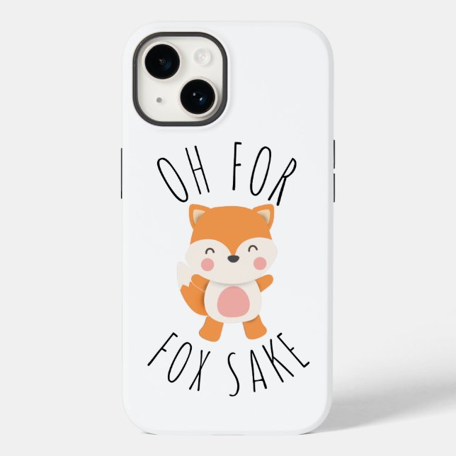 Funda De Case-Mate Para iPhone Oh por Fox Sake (Reverso )