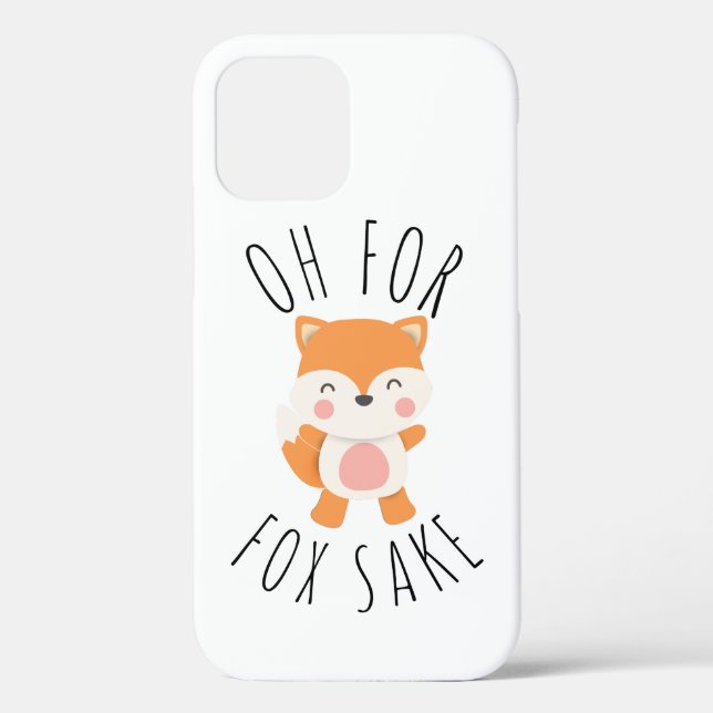 Funda De Case-Mate Para iPhone Oh por Fox Sake (Reverso )