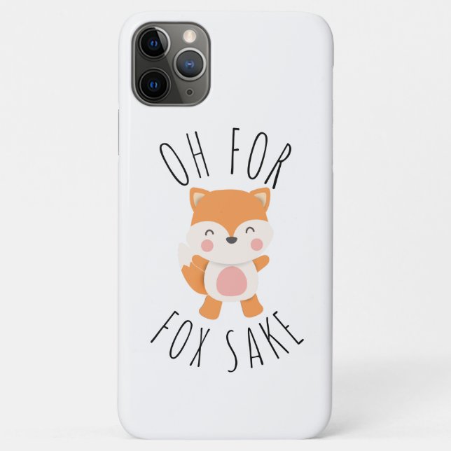 Funda De Case-Mate Para iPhone Oh por Fox Sake (Reverso)