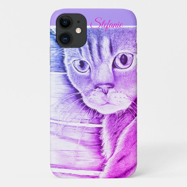 Funda De Case-Mate Para iPhone ¿Oíste Eso? (violeta) (Reverso)
