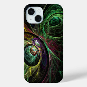 Funda Para iPhone 15 Ojo a ojo Resumen arte