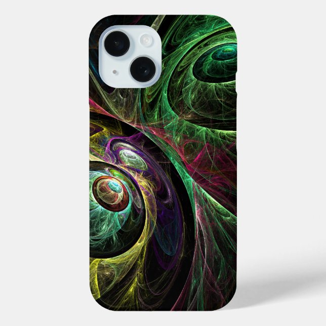 Funda De Case-Mate Para iPhone Ojo a ojo Resumen arte (Reverso )