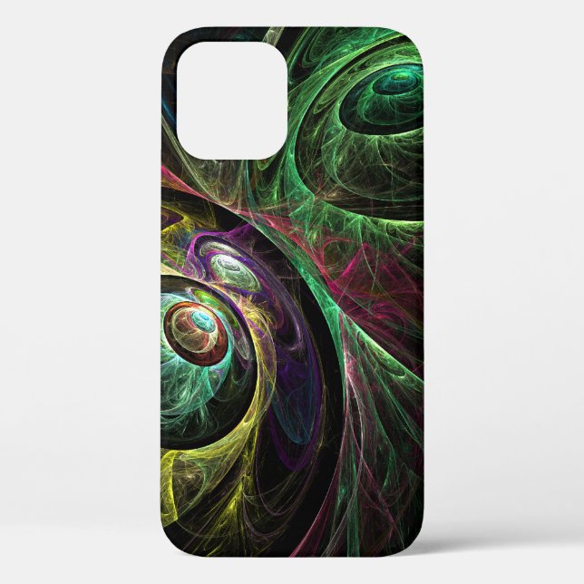 Funda De Case-Mate Para iPhone Ojo a ojo Resumen arte (Reverso )