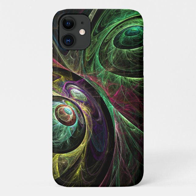 Funda De Case-Mate Para iPhone Ojo a ojo Resumen arte (Reverso)