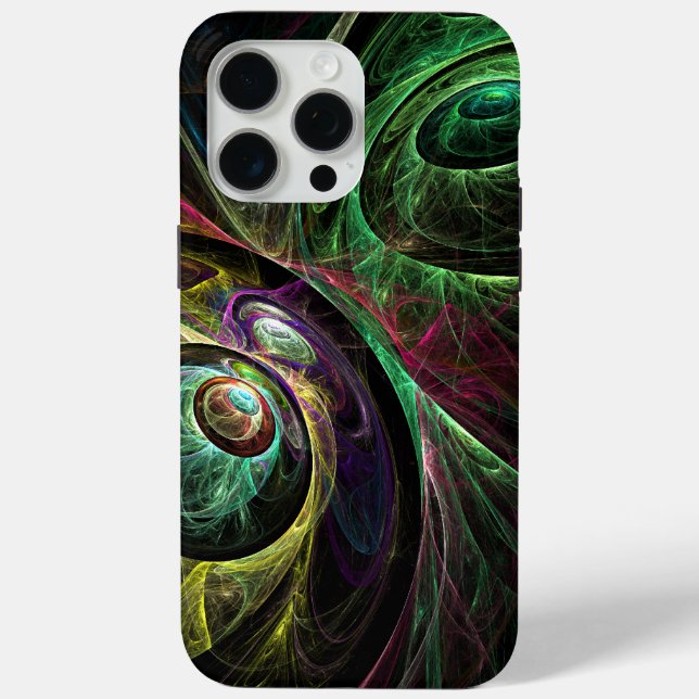 Funda De Case-Mate Para iPhone Ojo a ojo Resumen arte (Reverso )