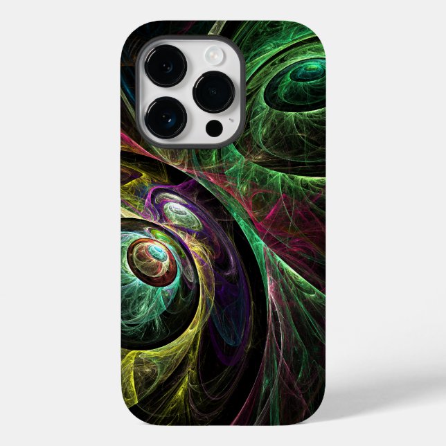 Funda De Case-Mate Para iPhone Ojo a ojo Resumen arte (Reverso )