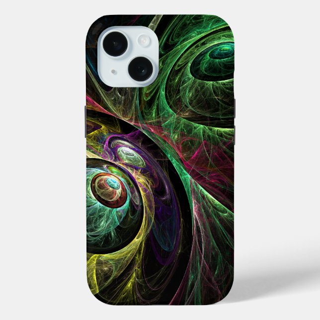 Funda De Case-Mate Para iPhone Ojo a ojo Resumen arte (Reverso )