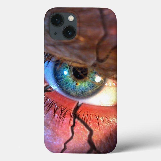 Funda De Case-Mate Para iPhone Ojo agrietado (Reverso)