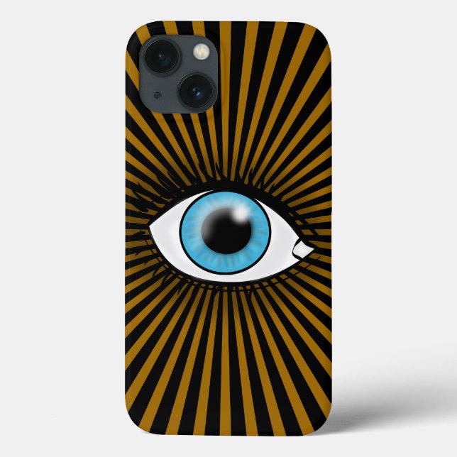 Funda De Case-Mate Para iPhone Ojo Azul Solar (Reverso)