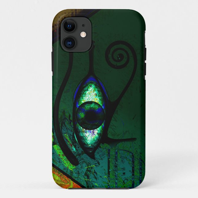 Funda De Case-Mate Para iPhone Ojo de Horus, antiguo arte egipcio de Wadjet (Reverso)
