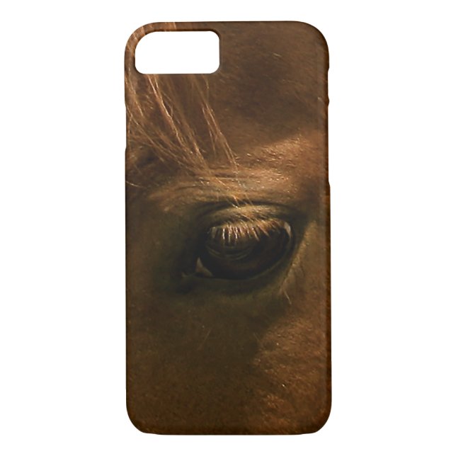 Funda De Case-Mate Para iPhone Ojo del alma del caballo (Reverso)