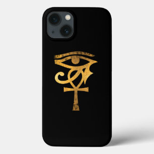 Funda Para iPhone 13 Ojo Egipcio De Horus Ankh Egipto Arqueólogo Gol