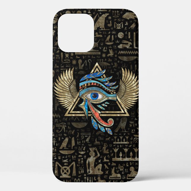 Funda De Case-Mate Para iPhone Ojo egipcio de Horus - Ornamento de Wadjet (Reverso )
