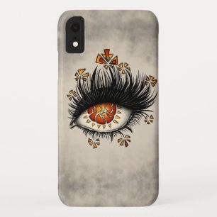 Funda Para iPhone XR Ojo Extraño Del Arte Digital Lava