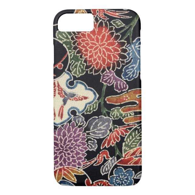 Funda De Case-Mate Para iPhone Ojo japonés okinawense (Bingata) (Reverso)