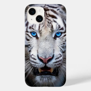Funda Para iPhone 14 De Case-Mate Ojos azules del tigre blanco