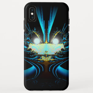 Funda Para iPhone XS Max Ojos brillantes criatura azul luminosa