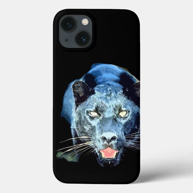 Funda De Case-Mate Para iPhone Ojos de Jaguar de la pantera negra (Reverso)