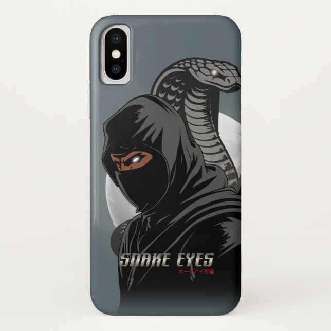 Funda De Case-Mate Para iPhone Ojos de Serpiente Ninja | (Reverso)