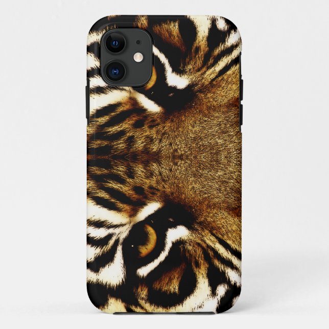 Funda De Case-Mate Para iPhone Ojos de un tigre (Reverso)