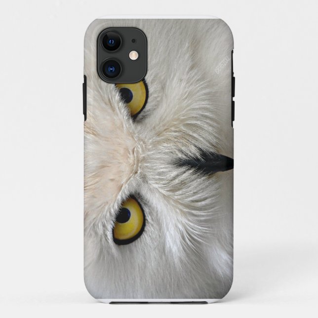 Funda De Case-Mate Para iPhone Ojos del búho Nevado (Reverso)