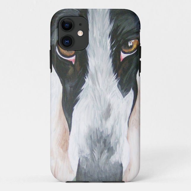 Funda De Case-Mate Para iPhone Ojos del galgo (Reverso)