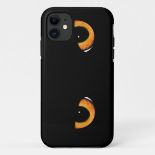 Funda Para iPhone 11 Ojos intensos de gato negro