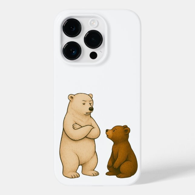 Funda De Case-Mate Para iPhone Ojos pequeños, grandes sueños (Reverso )
