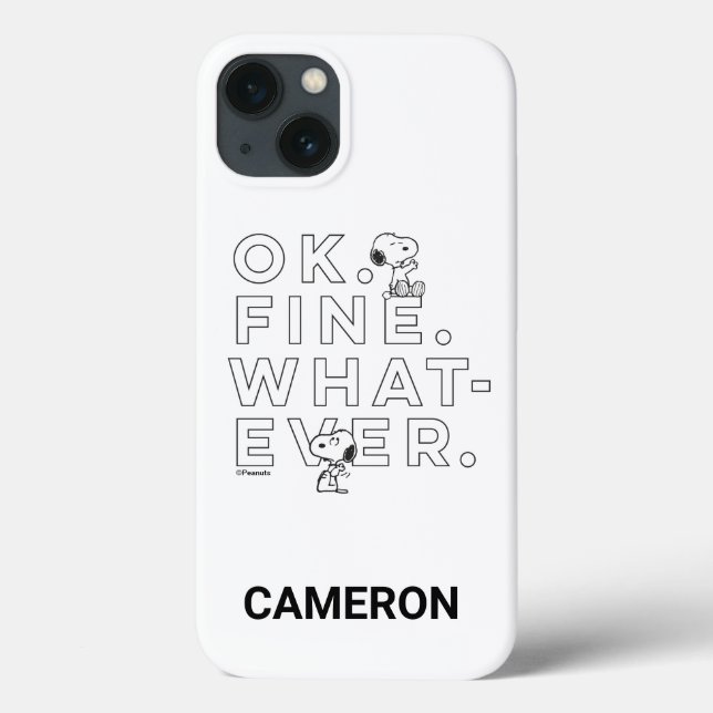 Funda De Case-Mate Para iPhone "Ok. Bien. Lo que sea". (Reverso)