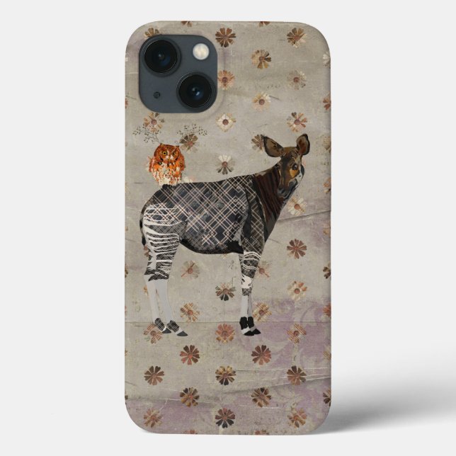 Funda De Case-Mate Para iPhone OKAPI y ANTLER OWL (Reverso)