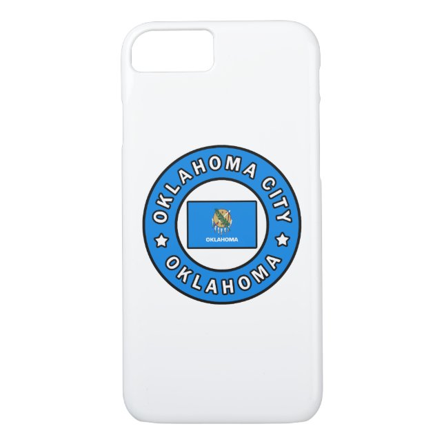 Funda De Case-Mate Para iPhone Oklahoma City Oklahoma (Reverso)