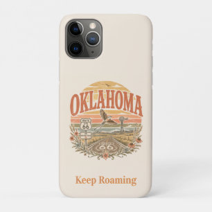 Funda Para iPhone 11 Pro Oklahoma Keep Roaming Ruta 66 Tech