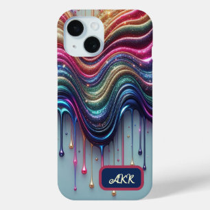 Funda Para iPhone 15 Ola de arcoiris