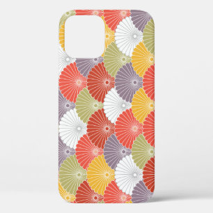 Funda Para iPhone 12 Ola floral japonesa: Vintage colorido