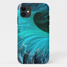 Funda Para iPhone 11 Ola Tiburón Azul