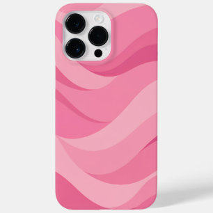 Funda Para iPhone 14 Pro Max De Case-Mate Olas abstractas de color rosa suave