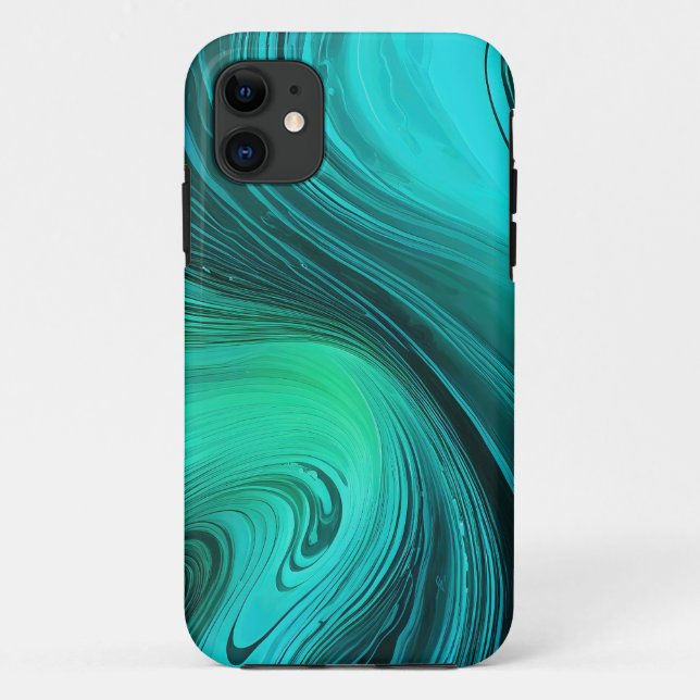 Funda De Case-Mate Para iPhone Olas de aguas azules "Tarifa" (Reverso)