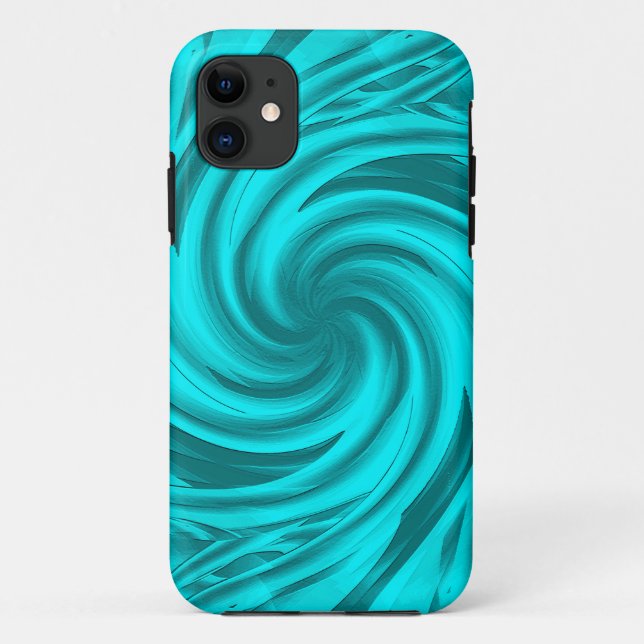 Funda De Case-Mate Para iPhone Olas de música.... (Reverso)