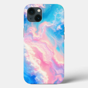 Funda Para iPhone 13 Olas de océano azul mar de verano rosa playa turqu