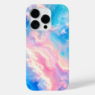 Funda Para iPhone 14 Pro De Case-Mate Olas de océano azul mar de verano rosa playa turqu