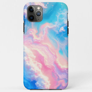 Funda Para iPhone 11 Pro Max Olas de océano azul rosa mar playa turquesa verano
