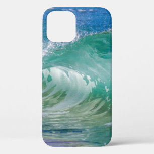 Funda Para iPhone 12 Olas de playa de verano del océano azul