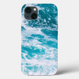 Funda Para iPhone 13 Olas del océano azul