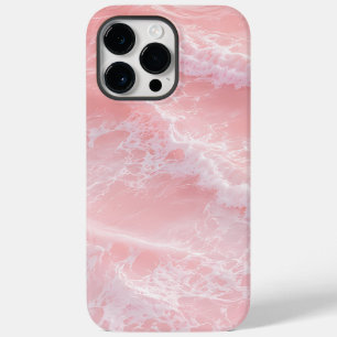 Funda Para iPhone 14 Pro Max De Case-Mate Olas del Océano Rosa Rubor