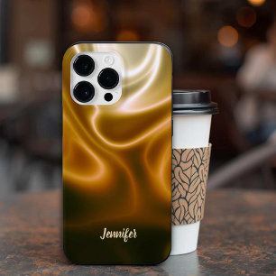 Funda Para iPhone 14 Pro Max De Case-Mate Olas doradas de seda