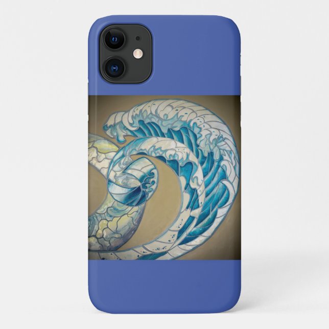 Funda De Case-Mate Para iPhone Olas oceánicas (Reverso)