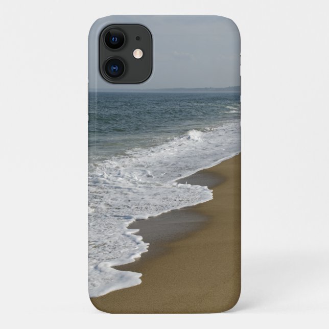 Funda De Case-Mate Para iPhone Olas oceánicas en la playa (Reverso)
