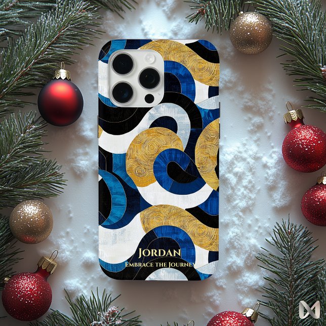 Funda De Case-Mate Para iPhone Olas polinesias abstractas – Ritmos artísticos (Subido por el creador)